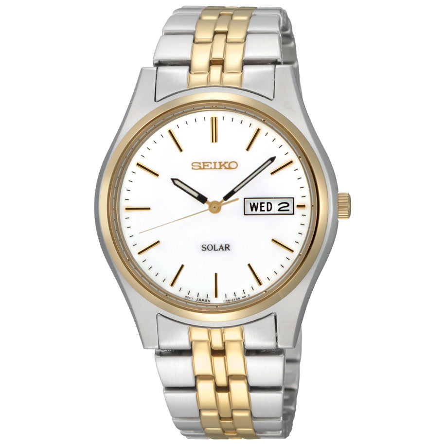 Seiko solar powered mens watches deals